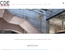 Tablet Screenshot of cdearquitectura.com